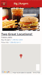 Mobile Screenshot of bigjburgerspizzavilla.com